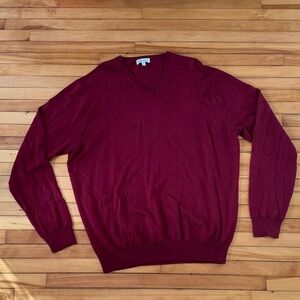 Peter Millar merino wool v neck sweater